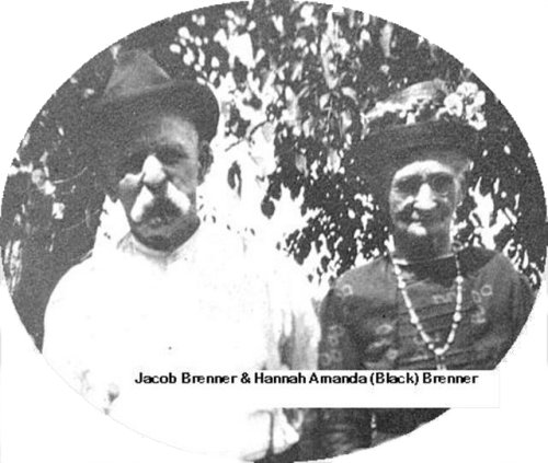 Jacob S. Brenner and Hannah Amanda (Black) Brenner